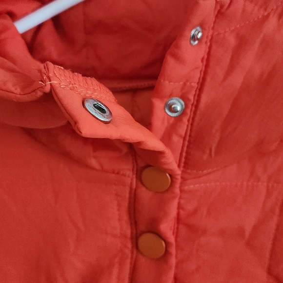 Women's Orange Quilted Jacket - Picture 10 of 10